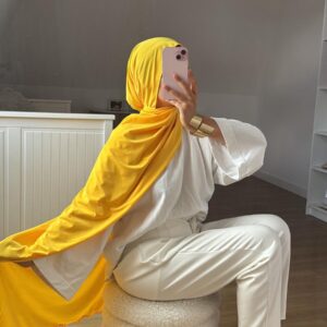 Jersey premium froufrou jaune