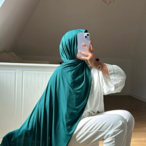 Jersey premium froufrou vert emeraude