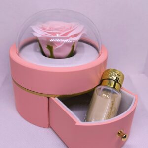 Boite rose éternelle
