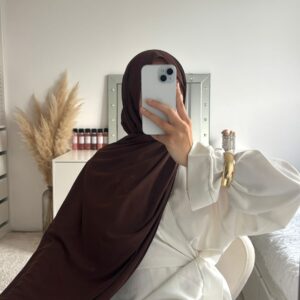 Jersey plume chocolat