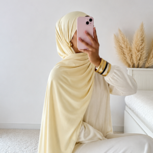 Jersey premium jaune pastel