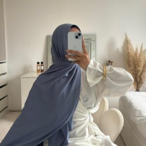 Jersey plume bleu clair