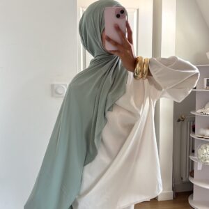 Jersey plume vert eau